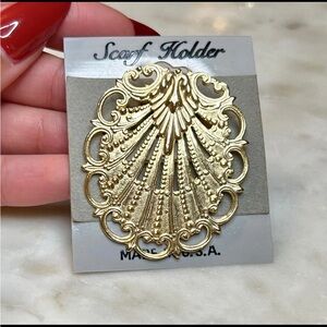 Gold Scarf Holder